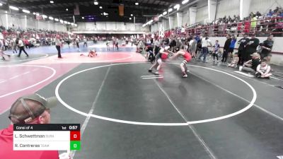 100 lbs Consi Of 4 - Levi Schwettman, Durango WC vs Randy Contreras, Team Contreras