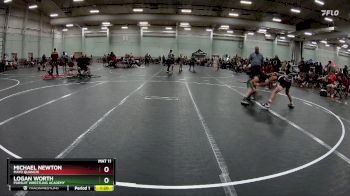 100 lbs Semifinal - Logan Worth, Pursuit Wrestling Academy vs Michael Newton, MAYO QUANCHI