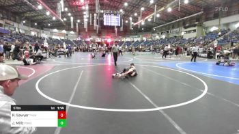 57 lbs Quarterfinal - Ryker Sawyer, Thunder Mountain WC vs Johnathan Millz, Pomona Elite