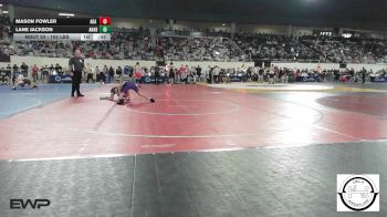 105 lbs Consi Of 8 #1 - Mason Fowler, Ada Junior High vs Lane Jackson, ANADARKO