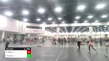 109 lbs Consi Of 8 #2 - Caleb Valrie, Valley Vipers vs Thiago Rojas-Leal, Live Training