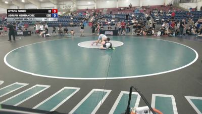 120 lbs Champ. Rd Of 32 - Kyson Smith, East Idaho Elite vs Adrian Hernandez, Canyon Springs High School