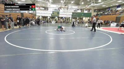 157 lbs Champ. Round 2 - Kyson Kroeger, Granite Hills vs Kaden Bedsole, Helix
