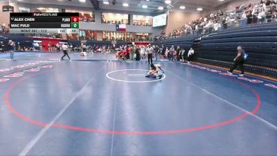 113 lbs 5th Place Match - Alex Chen, Plano vs Mac Fuld, Richardson