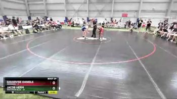 120 lbs Semis & 3rd Wb (16 Team) - Davarvise Daniels, Arkansas vs Jacob Herm, Wisconsin Blue