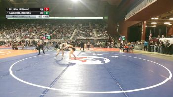 110 lbs Semifinal - Allison LeBlanc, Powell vs Kayleigh Johnson, Green River