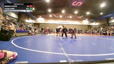 285 lbs Rr Rnd 1 - Derrick Laster, Fort Johnson Wrestling vs Caleb Luker, Apache Youth Wrestling