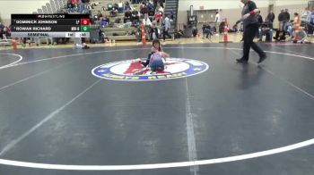 60 lbs Semifinal - Dominick Johnson, LeVici Prep vs Rowan Richard, MATPAC Wrestling - ND