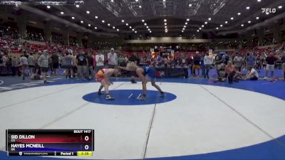 138 lbs Cons. Round 4 - Sid Dillon, CO vs Hayes McNeill, OK