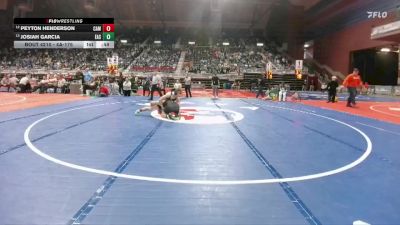 4A-175 lbs Cons. Round 1 - Peyton Henderson, Campbell County vs Josiah Garcia, Cheyenne East