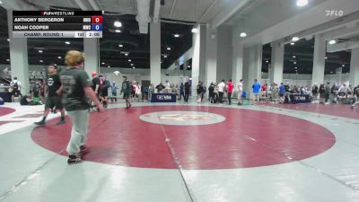 52 lbs Champ. Round 1 - Anthony Bergeron, Ohio vs Noah Cooper, MWC Wrestling Academy