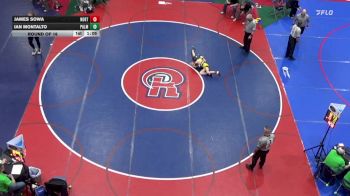 82 lbs Round Of 16 - James Sowa, North Allegheny vs Ian Montalto, Palmyra