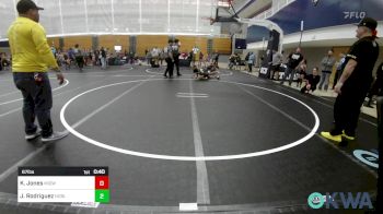 67 lbs Rr Rnd 1 - Kaiden Jones, Midwest City Bombers Youth Wrestling Club vs Jett Rodriguez, Noble Takedown Club