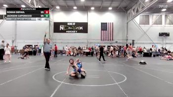 64 lbs 1st Place Match - Jackson Caporiccio, Apex Wrestling School vs Roman DePaul, All I See Is Gold Academy