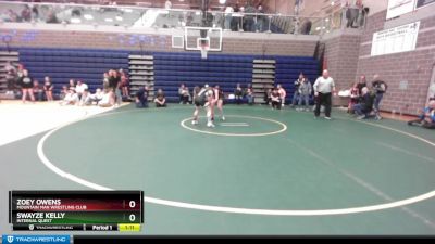 112 lbs Round 5 - Zoey Owens, Mountain Man Wrestling Club vs Swayze Kelly, Internal Quest