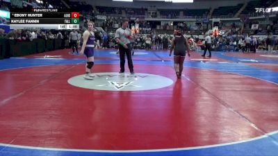 1-5A 185 Cons. Semi - Ebony Hunter, Alexandria HS vs Kaylee Fannin, Tallassee