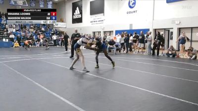 124 lbs Champ. Round 1 - Rihanna Loomis, Allen vs Madison Wilson, Emory & Henry
