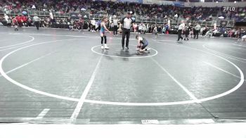 72 lbs Round Of 32 - Peter Burke, Choctaw Ironman vs Kohen Cline, East Kansas Eagles