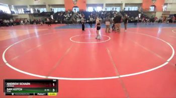 141 lbs Champ. Round 2 - Sam Kotch, TCNJ vs Andrew Schaen, Ursinus
