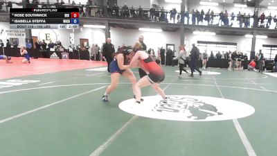 165 lbs Quarterfinal - Rose Southwick, Red Creek Rams vs Isabella Steffa, MacArthur