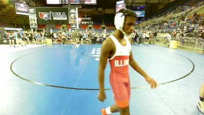 100 lbs Rnd Of 16 - Ray Long, IL vs Gavin Chatham, OK