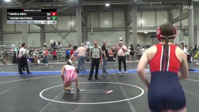 125 lbs Cons. Round 2 - Maela Neill, Eureka vs Naomi Mayfield, Trailblazer