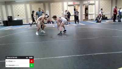 165 lbs Consi Of 64 #2 - Saif Khan, Simi HS Wrestling vs Ryan Hanson, Murrieta Valley HS