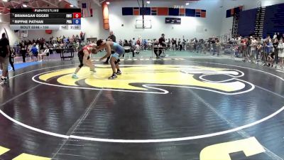 150 lbs Quarterfinal - Branagan Egger, Reel Wrestling Club vs Riffhe Pathan, Palm Wrestling Academy
