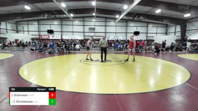 150 lbs Cons. Semi - Treyden Christensen, Layton vs Isaac Dickinson, Hurricane