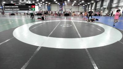 100 lbs Rr Rnd 3 - DANICA BACORN, PA Legends vs Isabella Castro, Illinois Cornstars