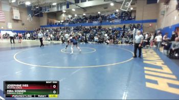 145lbs Semifinal - Mira Sonnen, Peninsula (Girls) vs Josephine Ives, Bellevue (Girls)