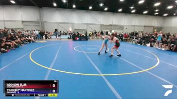 132 lbs Placement Matches (8 Team) - Addison Ellis, California Red vs Timberly Martinez, Colorado