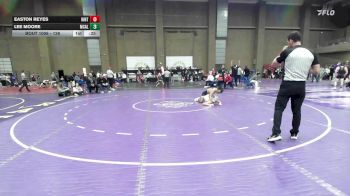 126 lbs Cons. Round 3 - Easton Reyes, Hinton vs Lee Moore, McAlester