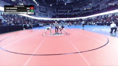 145 lbs Quarterfinal - Kate Sanada, Eagle vs Lexi Sanders, Rocky Mountain