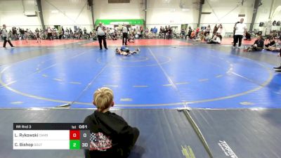 70 lbs Rr Rnd 3 - Luke Rykowski, Cambridge Bears Youth Wrestling ES Growl vs Cooper Bishop, South Forsyth War Wrestling