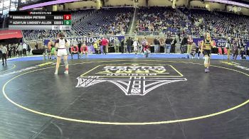 Girls-130 lbs 7th Place Match - Emmaleigh Peters, Millington Hs Girls vs Azaylin Lindsey-allen, Kalamazoo Central Hs Girls