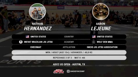 Aaron LeJeune vs Nathan Hernandez 2024 ADCC Austin Open