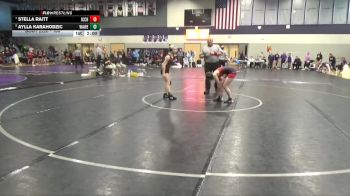 100 lbs 7th Place Match - Stella Raitt, Iowa City High vs Aylla Karahodzic, Waterloo West