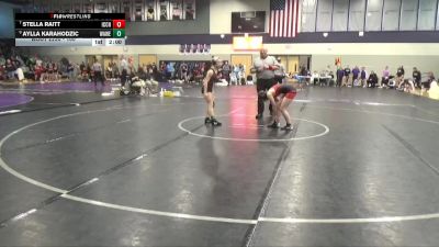 100 lbs 7th Place Match - Stella Raitt, Iowa City High vs Aylla Karahodzic, Waterloo West