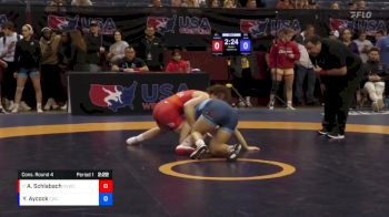 62 lbs Cons. Round 4 - Andrea Schlabach, Grand View Wrestling Club vs YeLe Aycock, Cardinal Wrestling Club