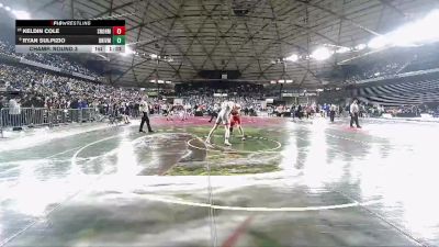 Boys 3A 285 lbs Champ. Round 3 - Ryan Sulpizio, University vs Keldin Cole, Snohomish