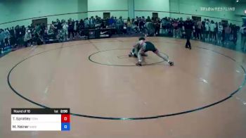 57 kg Round Of 16 - Troy Spratley, Texas Pride Wrestling Club vs Mitchell Neiner, Nwwc