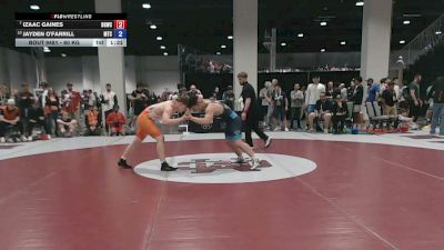 80 kg Champ. Rd Of 16 - Izaac Gaines, Big Game Wrestling Club vs Jayden O'Farrill, M2 Training Center