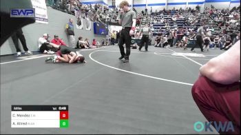 52 lbs Quarterfinal - Conor Mendez, Elgin Wrestling vs Abram Allred, Blanchard Wrestling Club