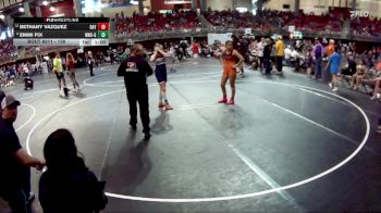 138 lbs Semifinal - Emmi Fix, Norris Wrestling Club - Girls vs Bethany Vazquez, Dorchester