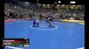 152 lbs Quarterfinals (8 Team) - Ryan Davis, 2/1A Jefferson vs Ty McLaughlin, 2/1A Elgin