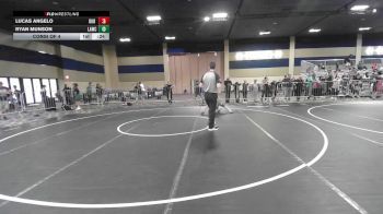 130 lbs Consi Of 4 - Lucas Angelo, DUB Wrestling vs Ryan Munson, Lawc