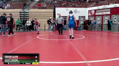 126-136 lbs Round 2 - Trevor Clear, Frankfort Wrestling vs Wyatt Moore, Hobart Wrestling Club
