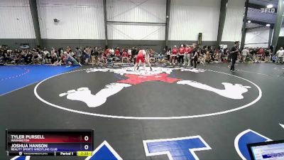 157 lbs Cons. Round 2 - Tyler Pursell, Washington vs Joshua Hanson, Reality Sports Wrestling Club