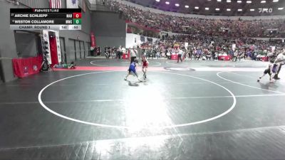 72 lbs Champ. Round 1 - Archie Schliepp, Marathon vs Weston Collamore, Mukwonago Wrestling Club